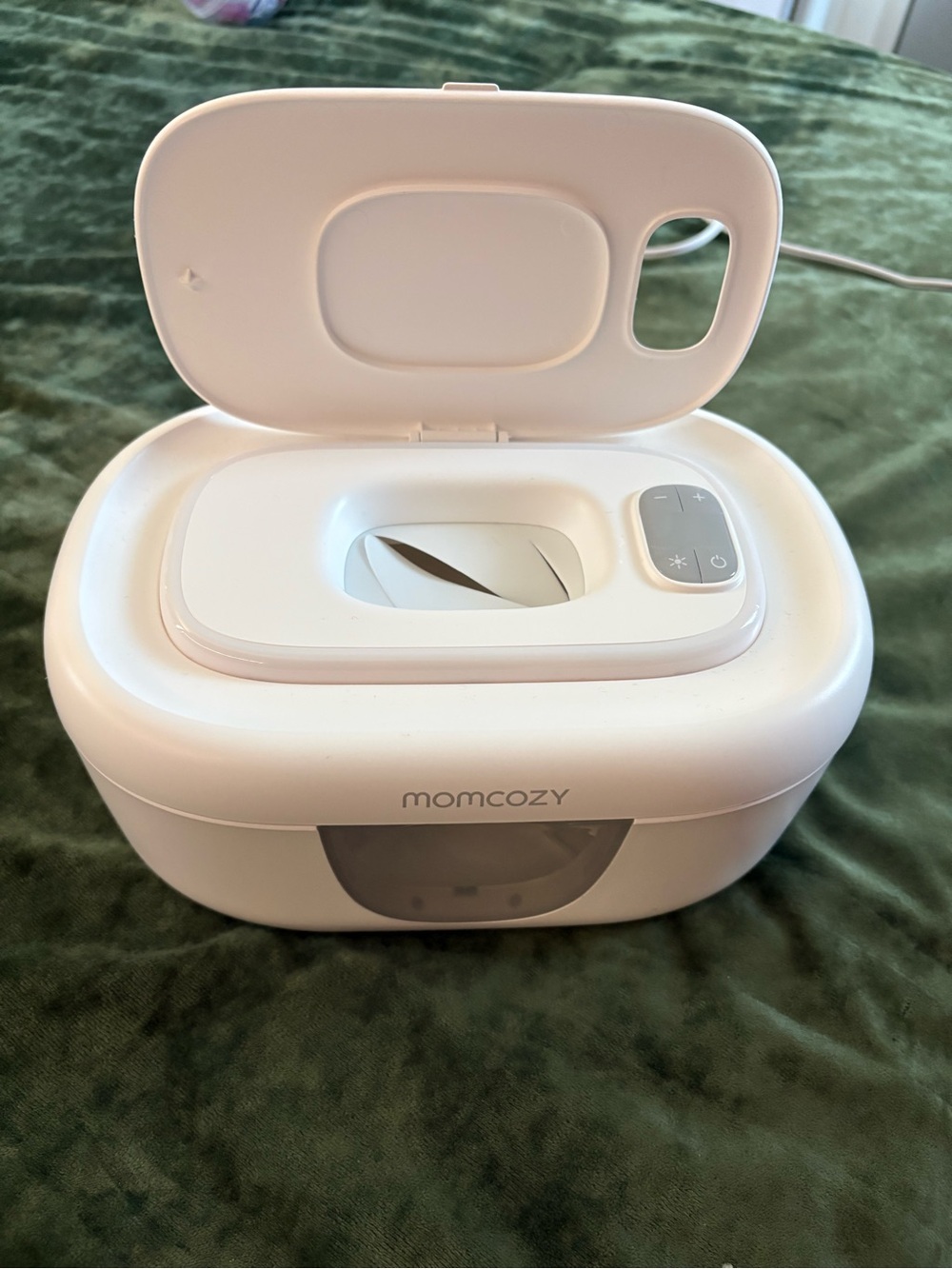 Momcozy White Portable Wipes Warmer